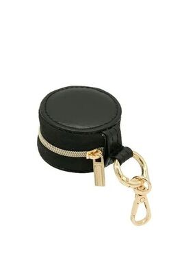 Simply Southern Black Round Ring & Jewelry Holder with Gold Hardware Accent